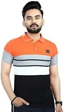Men Linear Colourblock Tshirt