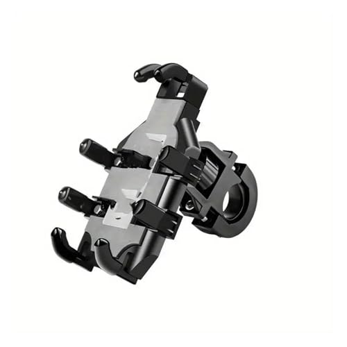 Support téléphone rétroviseur moto anti-choc à 8 griffes de fixation