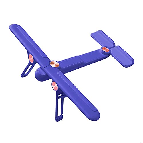 Soporte para computadora portátil de escritorio estilo avión para trabajar cómodamente en casa