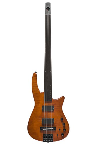 NS Design 4 String Bass Guitar, Right Handed, Amber Satin (CR4BGAMSFL)