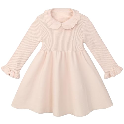Toddler Baby Girls' Long Sleeve Ruffle Dress