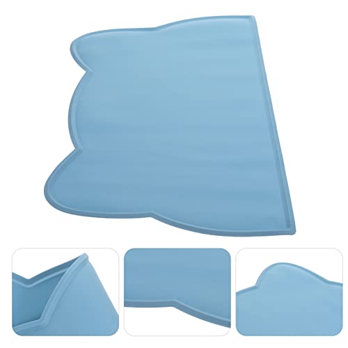 POPETPOP Pet Bowl Taw Mat silicone PET Placemat Reutilable Silicone Mat Dog Doger Placemat Pet