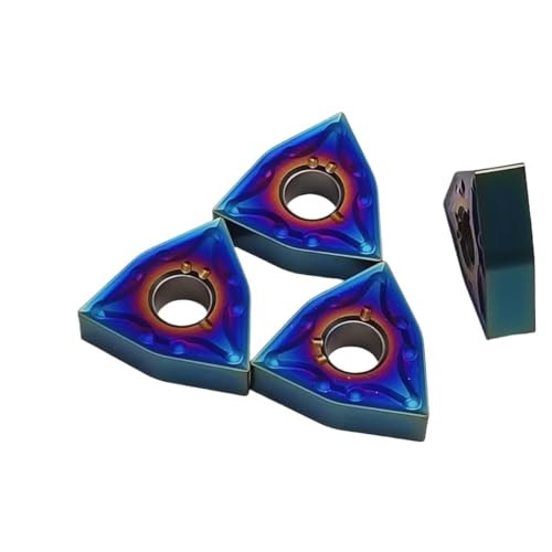 10 herramientas de torneado acero inoxidable WNMG080408-MA KT7030 miniatura 1