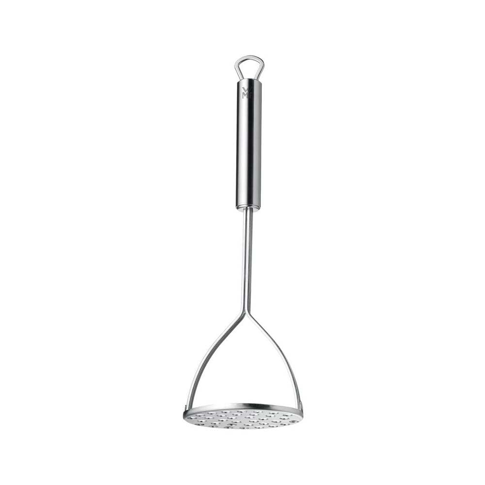 WMF Profi Plus - Prensapatatas Acero Inoxidable Cromargan Pulido, 28,5 cm Redondo, Apto para Lavavajillas