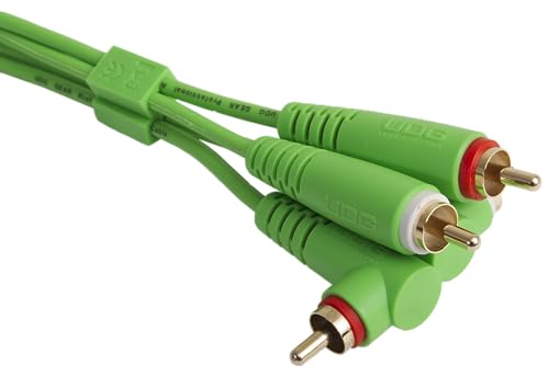 UDG Ultimate Cable (RCA Straight - RCA Angled) Green 3m, 3 meters - Image 2