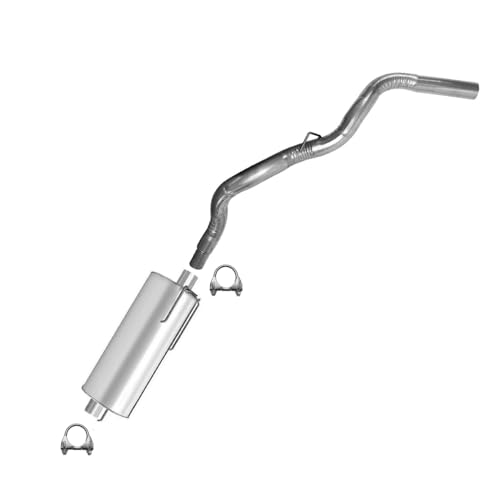 Northeastern Exhaust | Stainless Steel Muffler & Tail Pipe Exhaust System Kit…