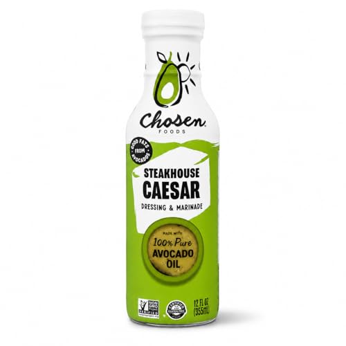 Chosen Foods Steakhouse Caesar Dressing & Marinade, 12 fl oz