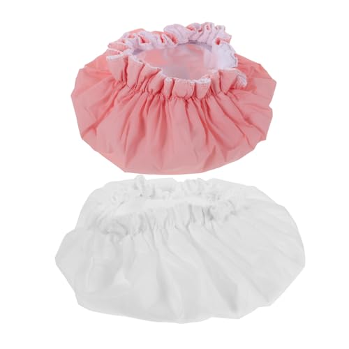 WOFASHPURET 2個?帽 大容 ヤー 製 ヘ用 深 ー 対応 髪 護 ー カー 対応