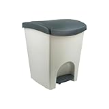 SP Berner - Secchio da riciclaggio 50 litri con coperchio ermetico - Ecologico per la separazione dei rifiuti - Design moderno e resistente - Ideale per cucina, ufficio o commercio - Made in Europe