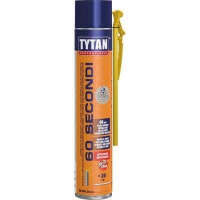 12PZ SCHIUMA POLIURETANICA UNIVERSALE 60 SECONDI TYTAN MANUALE ML 750