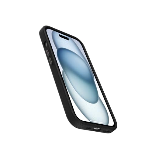 OtterBox iPhone 15 Symmetry Series Cactus Leather- Noir Ash Black - image 4