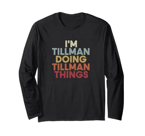 Tillman Name Tillman Personalized Name First Given Manche Longue