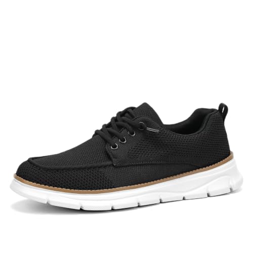 Image of Mens Casual Slip-on Loafers Shoes Non Slip Boat Shoes Sneakers Mesh Business Oxfords Work Driving Lightweight Comfortable Soft Sole Walking