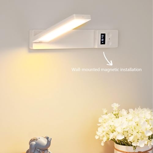 Lampe de bureau rechargeable LED intensité variable avec fixation aimantée