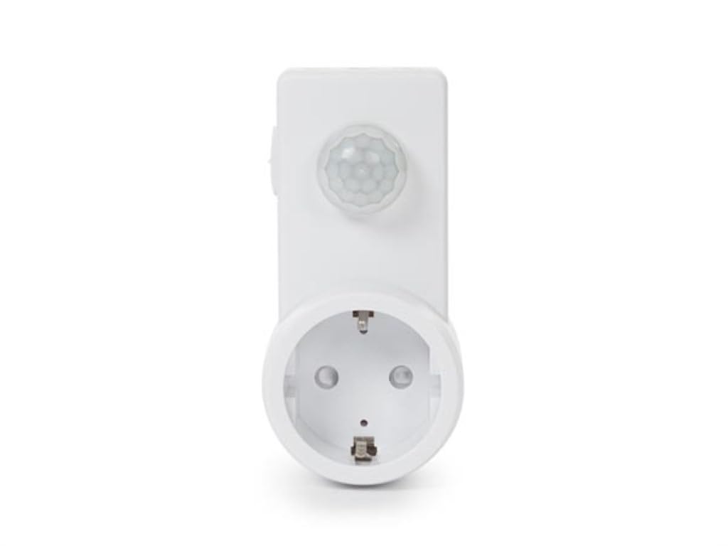 Perel Prise Intermédiaire Avec Interrupteur Crépusculaire Programmable - Détection 160° 9m - 300W