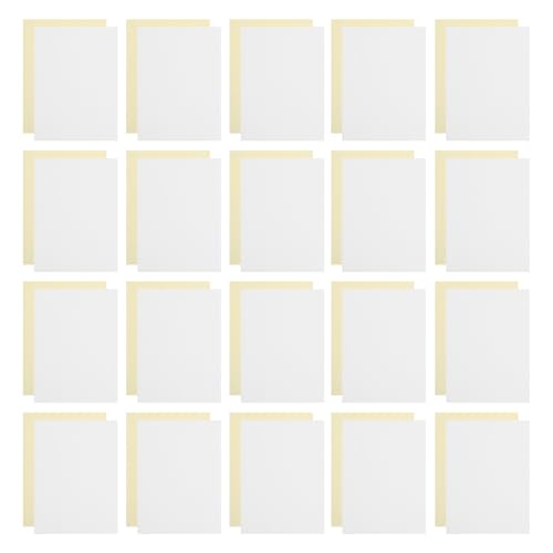 Papel sin Carbono SHINEOFI 50 juegos blanco y amarillo para duplicado