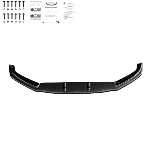 Alerón delantero compatible con Audi TT RS 8S 2016-2020 negro