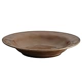 Rachael Ray 14' Round Stoneware Serving Bowl, 14 Inch, Mushroom Brown