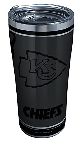 Tervis Triple Walled NFL Kansas City Chiefs Insulated Tumbler Cup Keeps Drinks Cold & Hot, 20oz - Stainless Steel, 100 Years