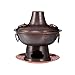 Pentola per Hot Pot Vintage a Carbone - Pentola in Rame da 38 cm per Feste in casa e riunioni di Famiglia - Perfetta per Cucinare Hot Pot, Design Resistente ed Elegante immagine
