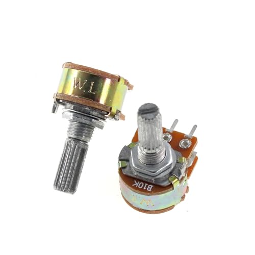 Potentiomètre WH148 B500K rotatif à 6 broches 20mm pour amplificateur audio 5 pièces