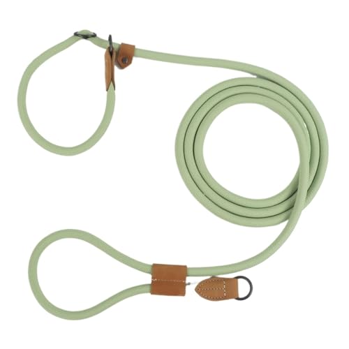 多機能調節可能P字型犬用リーシュチェーン牽引ロープリードランニングウォーキングフリーハンズリーシュ(Light green,300CM)