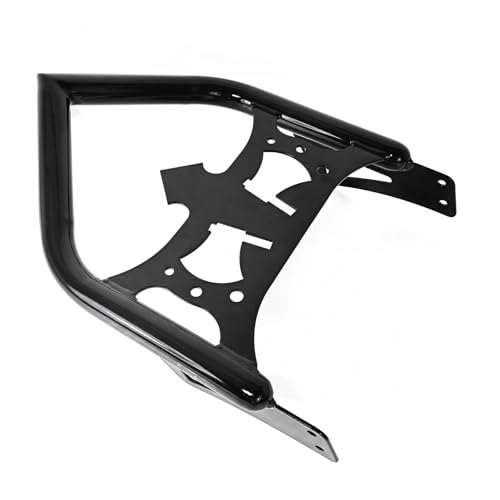 DreDoggMoto Motorcycle Custom Stealth Mounting Luggage Rack Trunk Tour Pack Mount Luggage Support Black(Width 11.8
