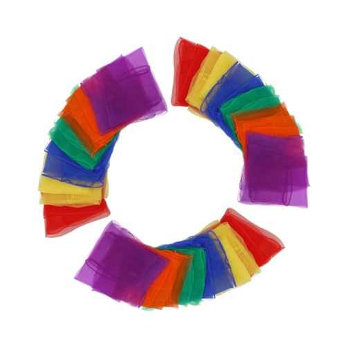 Dance Silk Scarf Boys and Girls Scarves Small Silk Veil Light Weight Random Color