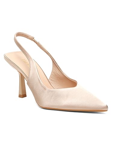 Image of Flat n Heels Womens Beige Pumps FnH 99897-BG