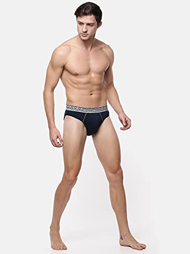 Image of Macroman M-Series Men's Cotton Blend Modern Classic Printed Briefs