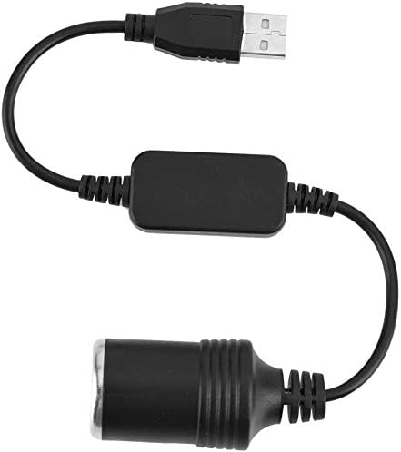 Amazon 1個入り Usbポート12v車のシガレットライターソケット 5v 12v 車用 メス変換アダプタコード Usb シガーソケット 変換 車用電気製品 レーダー探知機 バッテリーケーブル 車 バイク