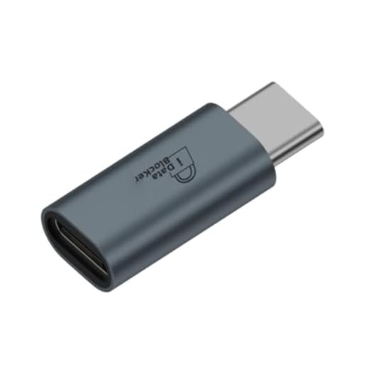ljhnba USB Data Blocking Adapter Secure Aluminum, C C revol, O