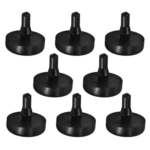 HONMEET Topes de Goma para Pedal de Freno y Embrague 8 Piezas Negras Tope para Interruptor de Luz de Freno Accesorios para Pedales de Coche Protección y Posicionamiento Preciso
