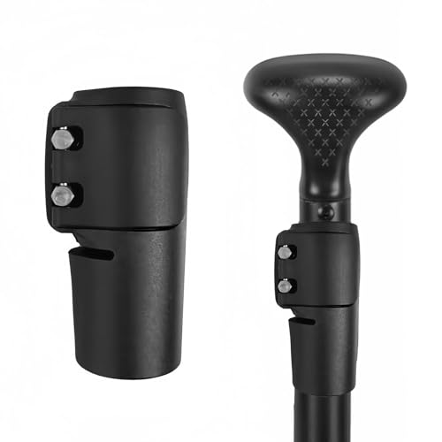 brileze Abrazadera de Eje de Paleta con Hebilla de PVC y Liberación Rápida Bloqueo Ajustable para Kayak, Surf, Canotaje y Deportes Acuáticos (Negro) – Fácil Instalación y Reemplazo de Piezas