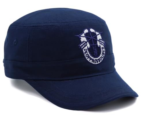 Image of JAZAA Army Cap Short Brim Breathable Military Cap Adjustable Classic Baseball Cap