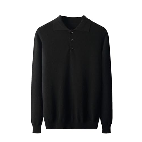 Dcvmvmn Men's Winter Wool Sweater Medium Thick Loose Long Sleeved Knitted Jumper Solid Pullovers