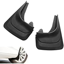 2 PCS Mud Flaps, 8.27 12.60 Inches Mud Guards, Flexible Front & Rear Mudflaps Protection Shield, Universal for Car, Truck, SUV Black