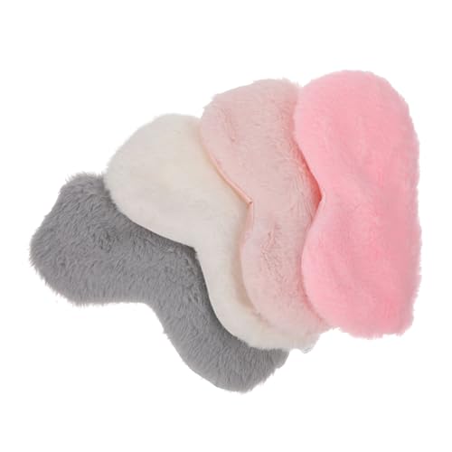 MOLUCKFU 4個カラフル?真?毛?アイ 用アイカバー 軽量で デザイン 目をし