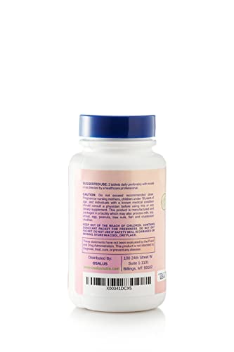 O'salus Hair, Skin & Nails With Biotin 5000 Mcg, Collagen, Hyaluronic Acid & Keratin, Multivitamin Supplement For Women's Beauty – 30 Day Supply, 60 Count, Made In Usa #TOP4