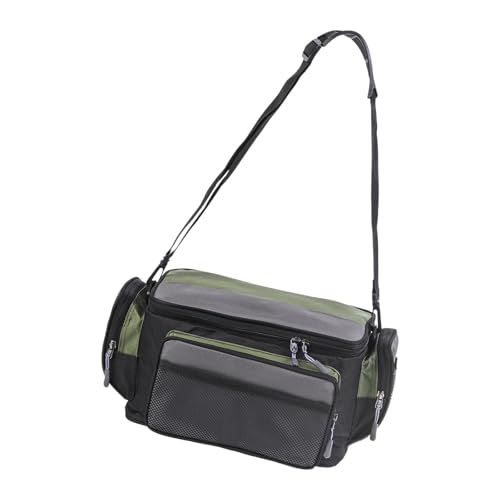 Bolso bandolera de pesca con soporte antideslizante para accesorios