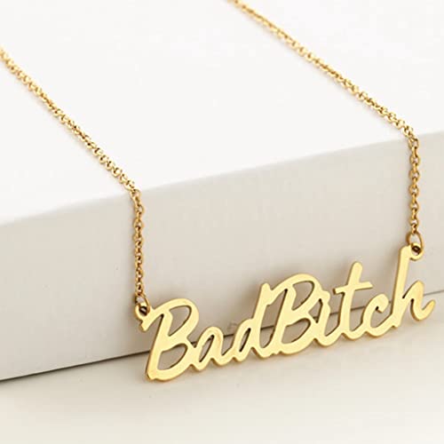 Jude Jewelers Stainless Steel Best Friends Bad Bitch School Class Graduation Party Holiday Pendant Necklace3