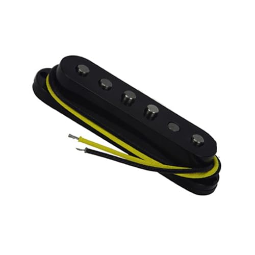Micros pour guitare électrique Alnico 5 bobine simple et accessoires Black B