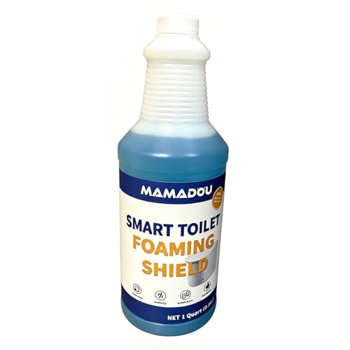 MAMADOU 1Liters Foam Agent For Smart Toilet Commercial And Home Use Large Capacity Toilet Splash Control Foaming Shield Liquid Deodorizing Easy Cleaning For Fresh Bathroom