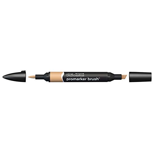 Winsor & Newton 0204199 - Penarello a Doppia Punta, Marrone (Cannella), Singolo, 1 Pezzo