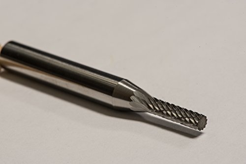 Fresa Carburo Alfa Tools B71201D Cilíndrica Doble Corte miniatura 2