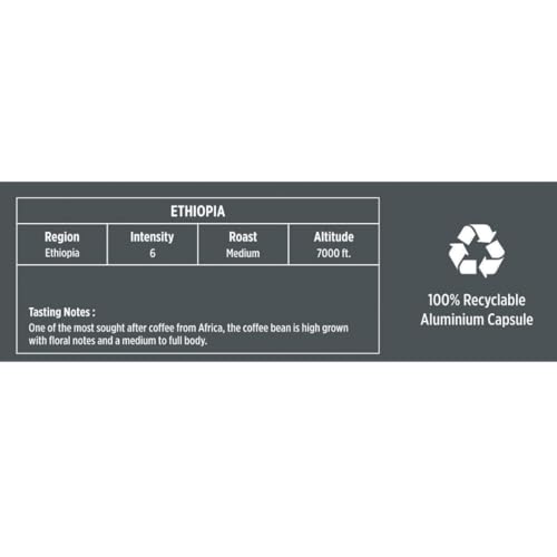 Image of Fresh Brew Co. World Coffee: Ethiopia | Intensity 6 | Aluminium Capsule