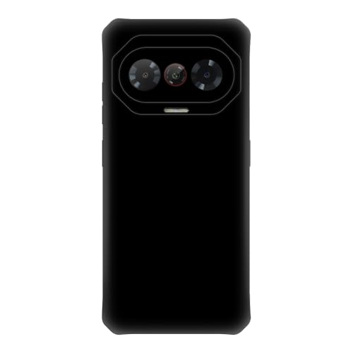 Shantime 柔軟ケース Fossibot F114 との互換性あり, 薄型 耐衝撃 傷防止 ソフトシリコン ラバーゲル バンパーシェル(ブラック)