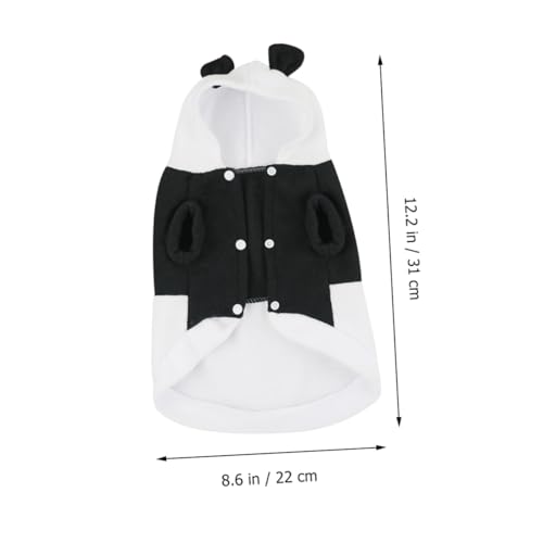 Disfraz de panda para perro tamaño XL miniatura 2