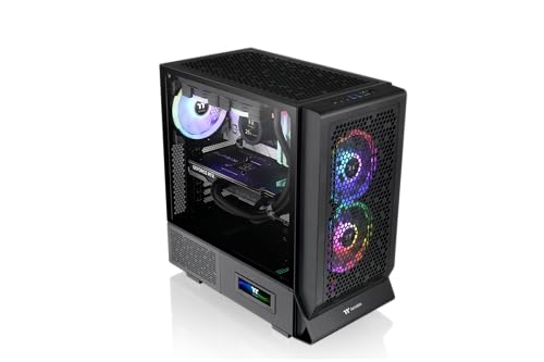 THERMALTAKE Ceres 330 TG ARGB | Boîtier Gaming Moyen Tour | Noir