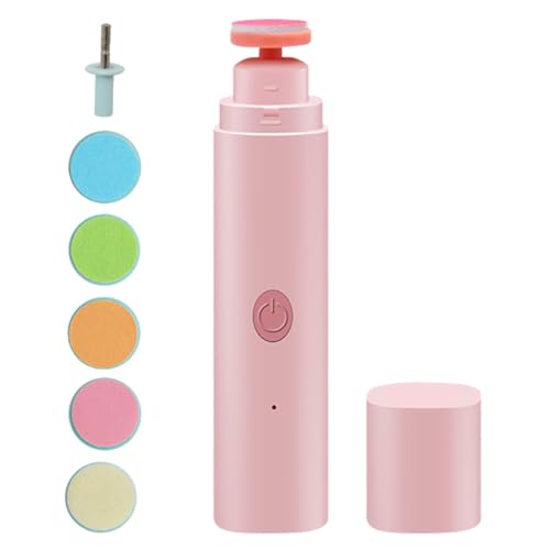Lnhgh Lima de uñas para bebé | Lima de uñas eléctrica Lima de uñas para bebé,Cortauñas para bebé con luz, cortaúñas seguro para dedos de los pies, uñas, cuidado de uñas,